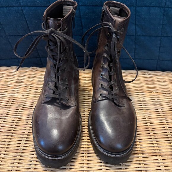 WORN ONCE - Thursday Boot Company Combat Boots in Java Size 8.5 - Picture 3 of 3